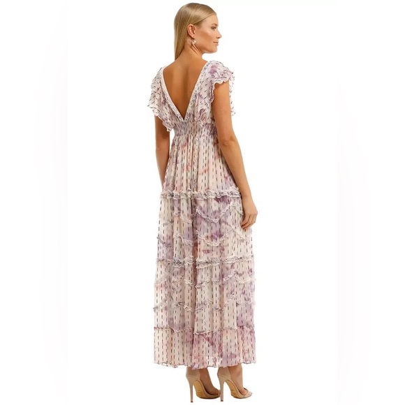 HEMANT & NANDITA Vivir Floral Crepe Dress - Picture 3 of 7